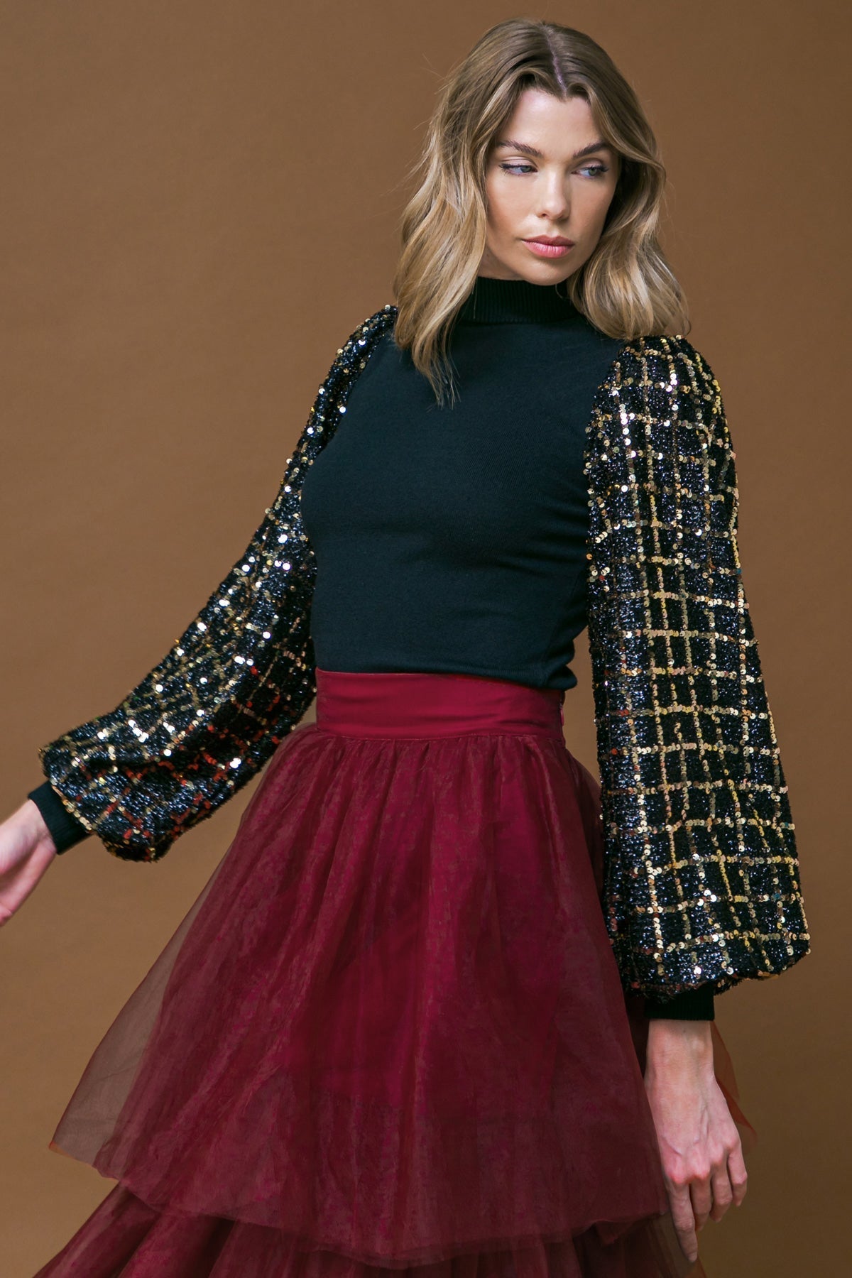 PARTY TOMORROW NIGHT KNIT TOP Flying Tomato