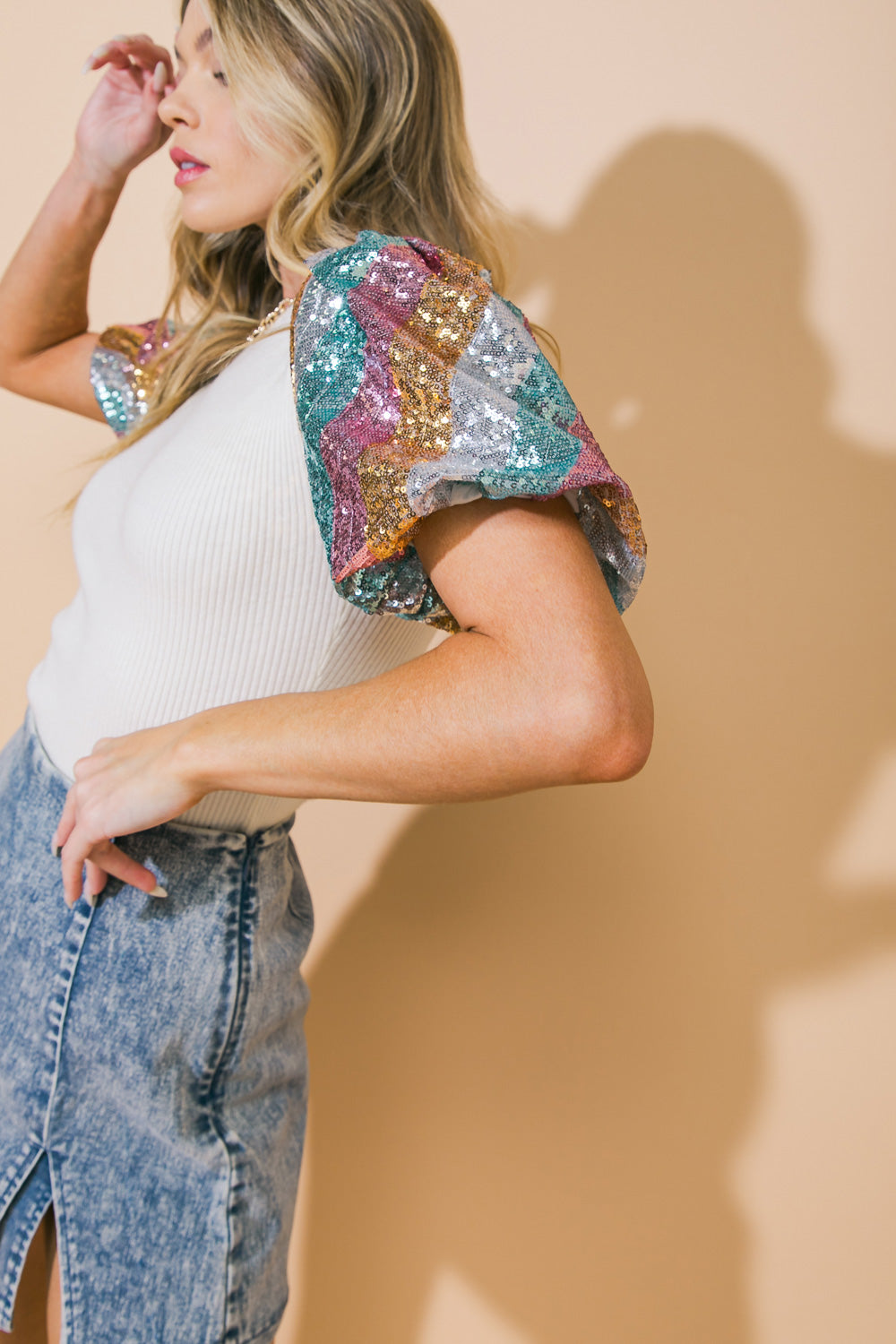 GET CARRIED AWAY SWEATER TOP Flying Tomato
