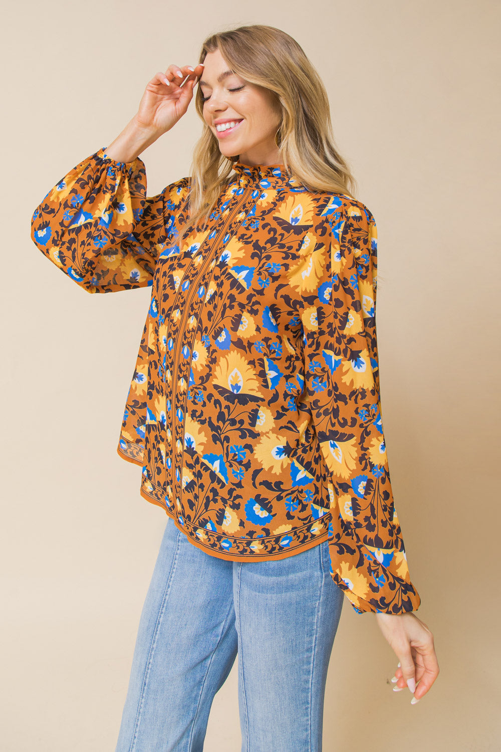 OVERTHINKING IT WOVEN TOP Flying Tomato