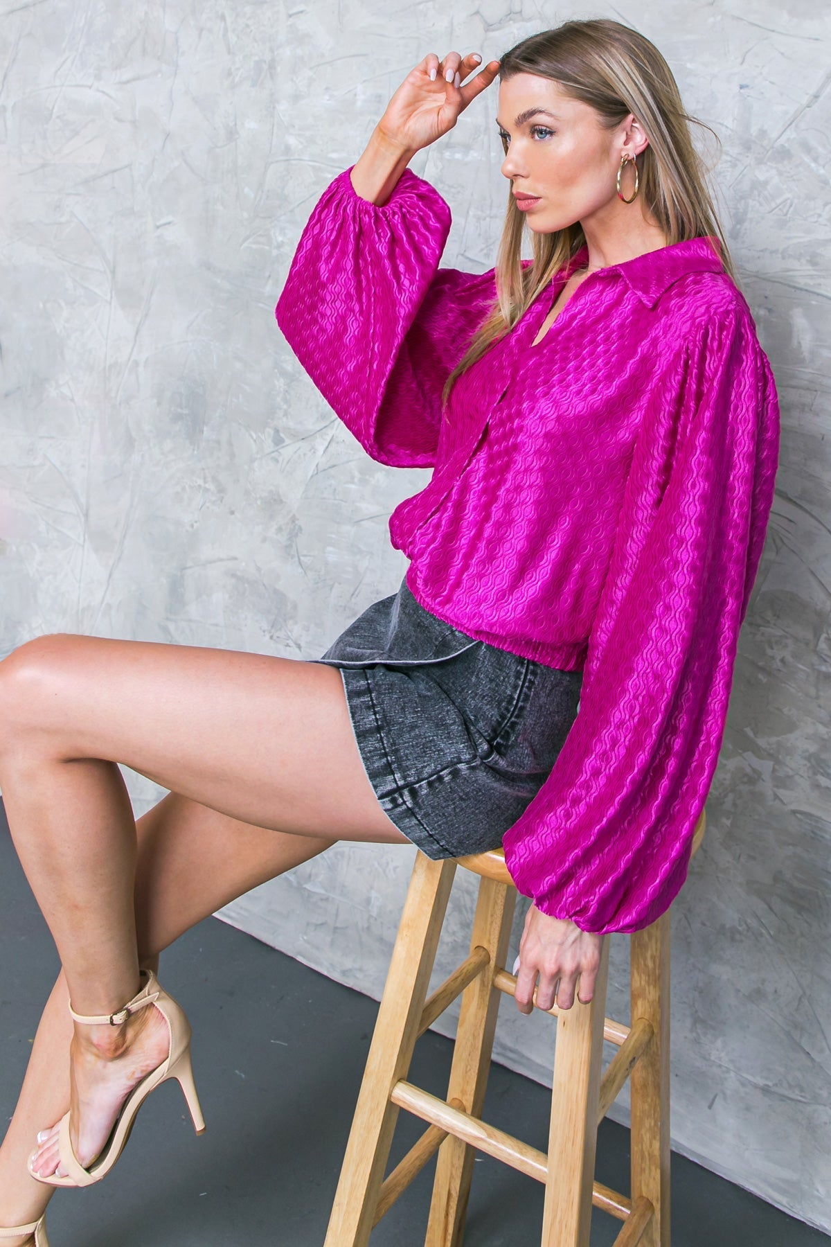 REGAL ROMANCE WOVEN TOP Flying Tomato