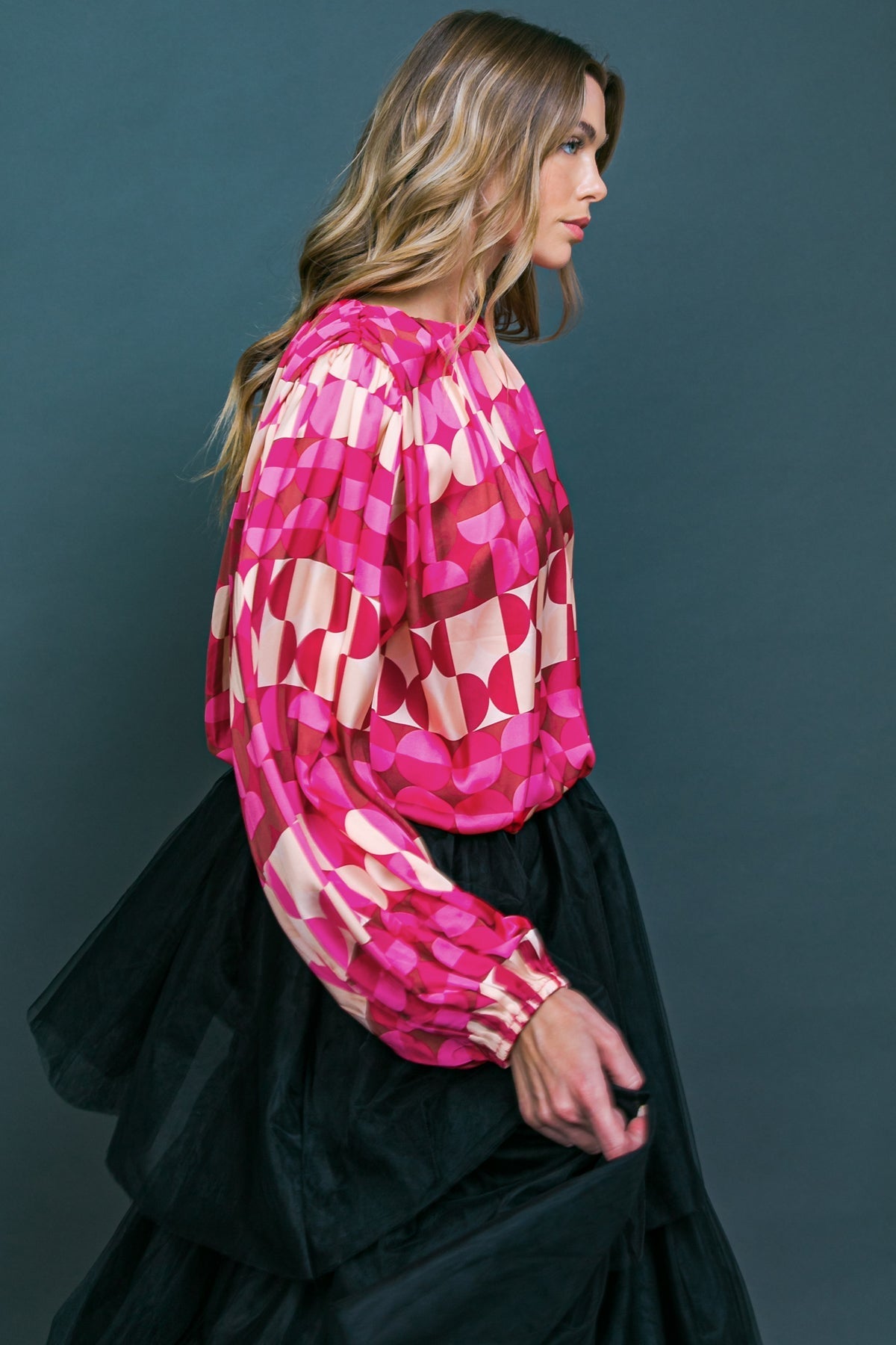 SAVOR THE SWEETNESS WOVEN TOP Flying Tomato