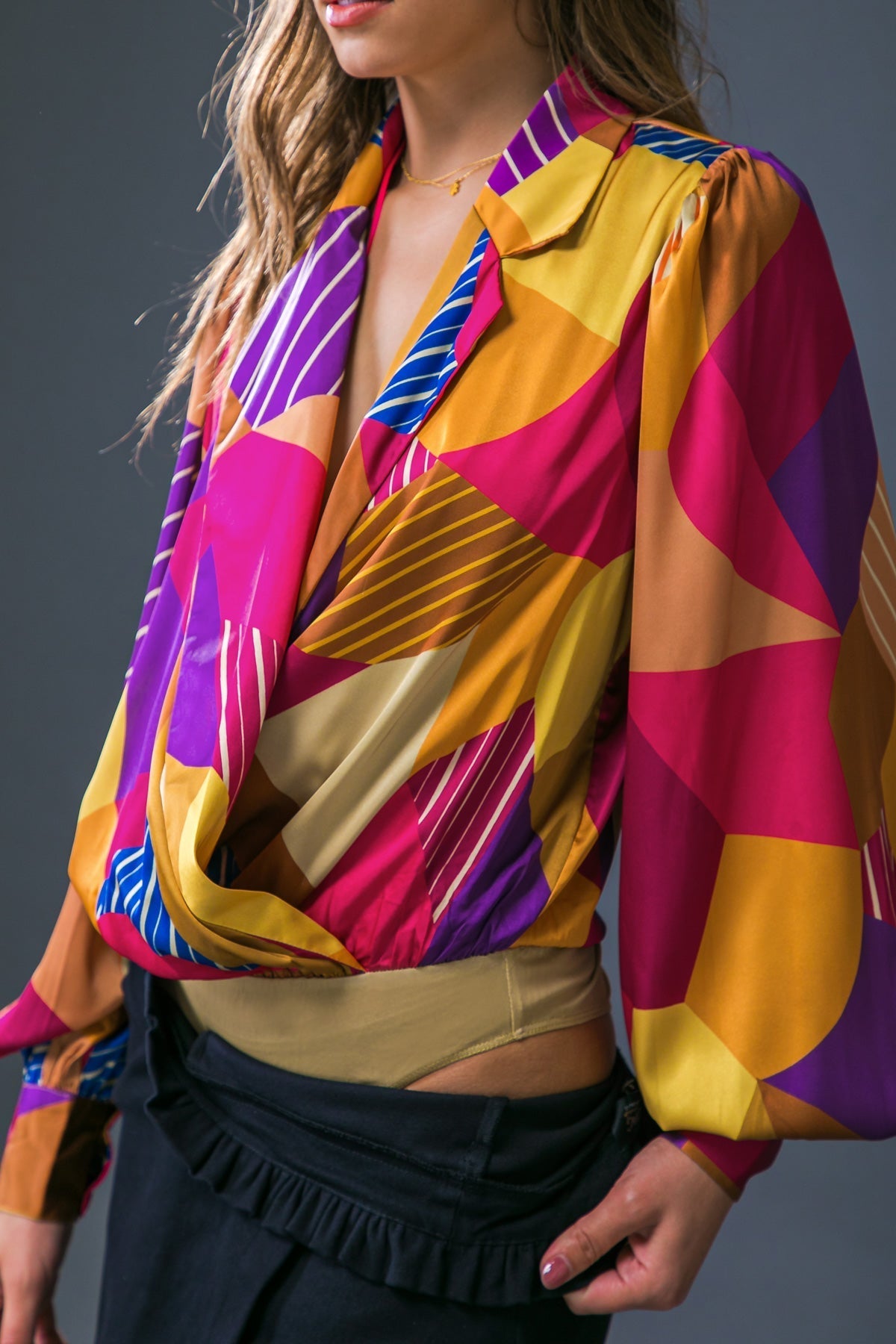 NEW IN TOWN WOVEN BODYSUIT Flying Tomato