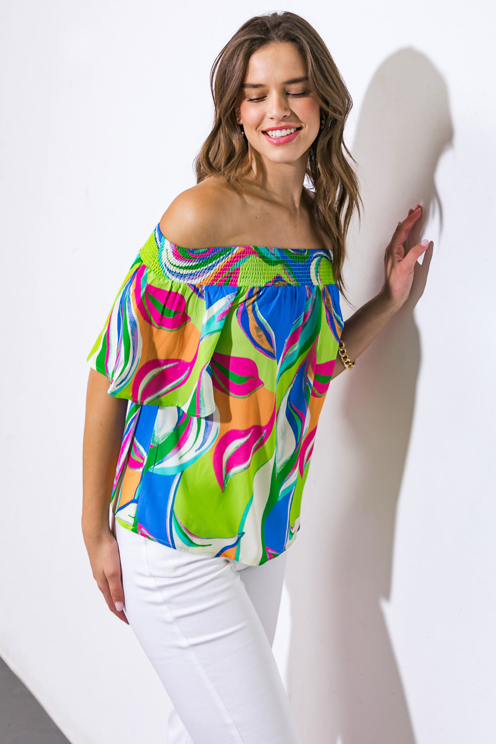 HOME OF THE FREE WOVEN TOP Flying Tomato