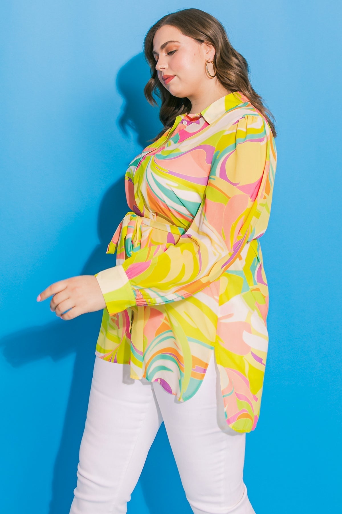 MAGIC ISLAND WOVEN TOP Flying Tomato