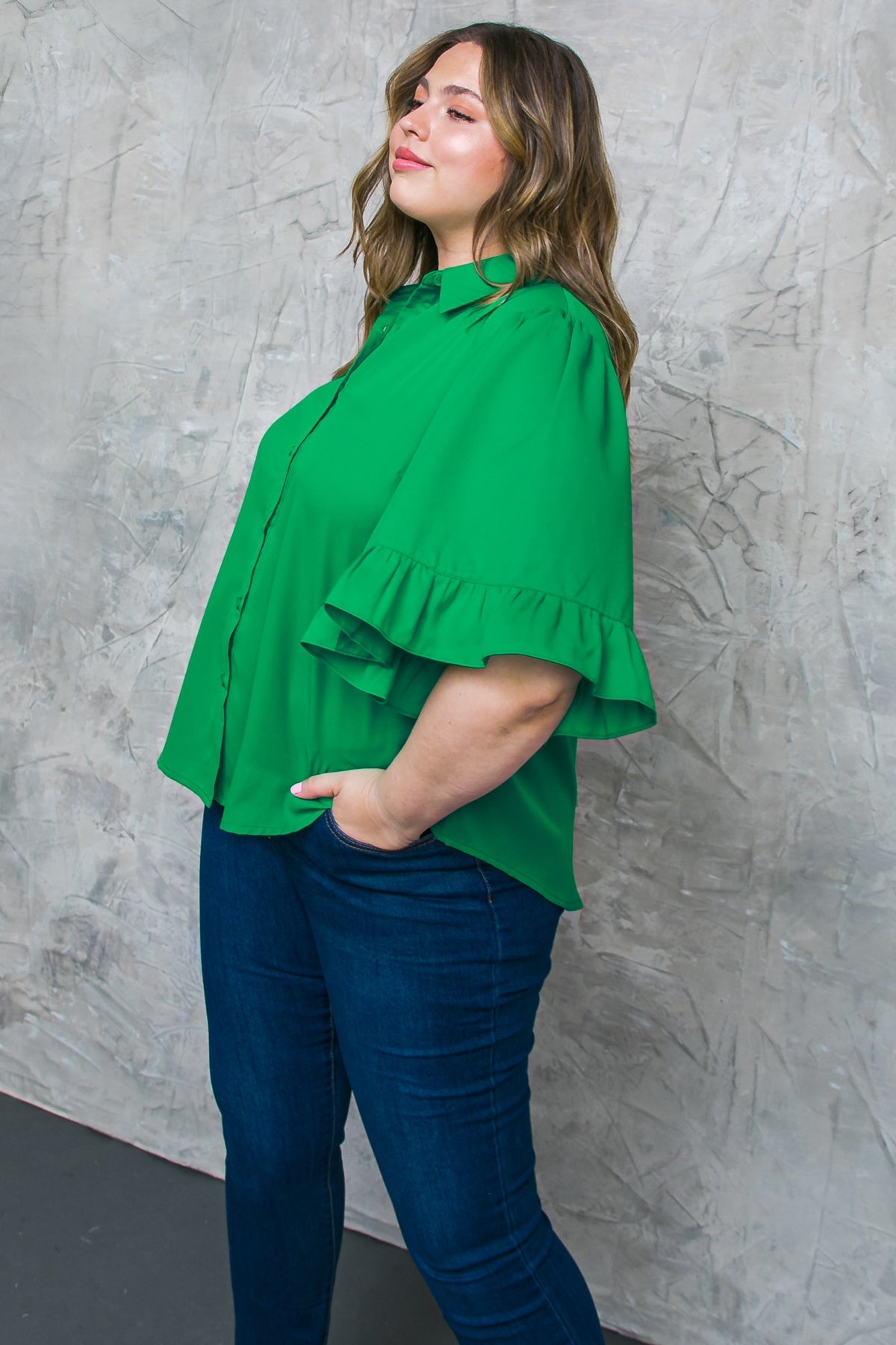 BACK TO BUSINESS WOVEN TOP Flying Tomato