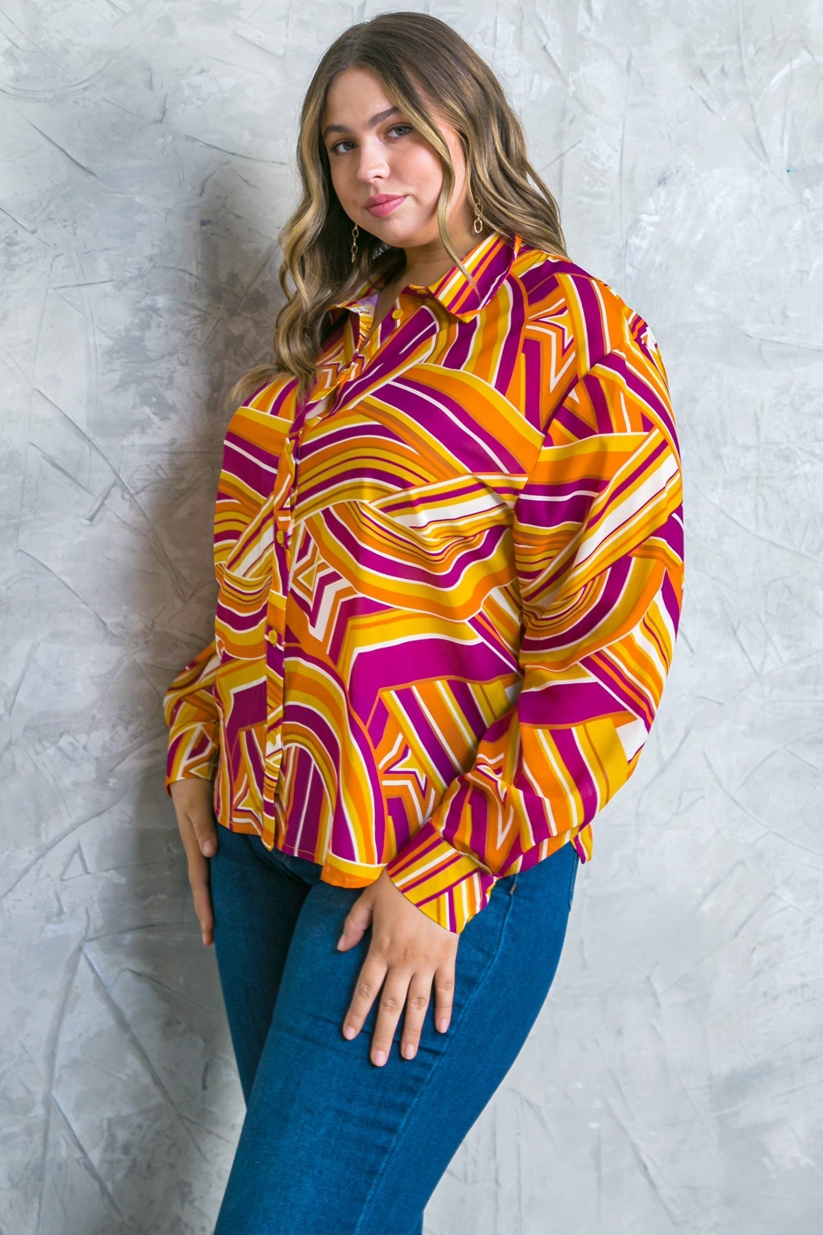 LIVELY CHAM WOVEN TOP Flying Tomato