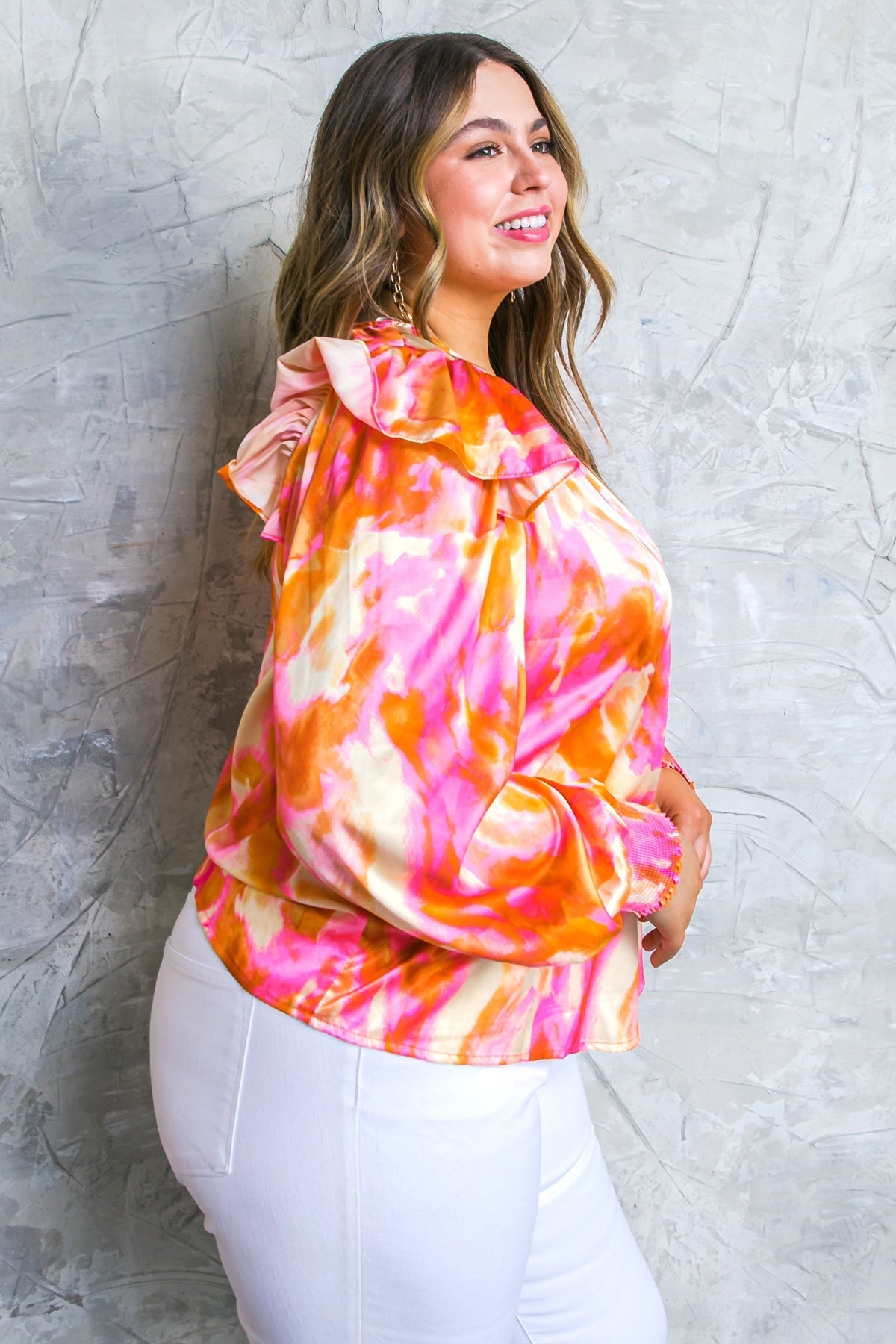 FEELING SPICE WOVEN TOP Flying Tomato