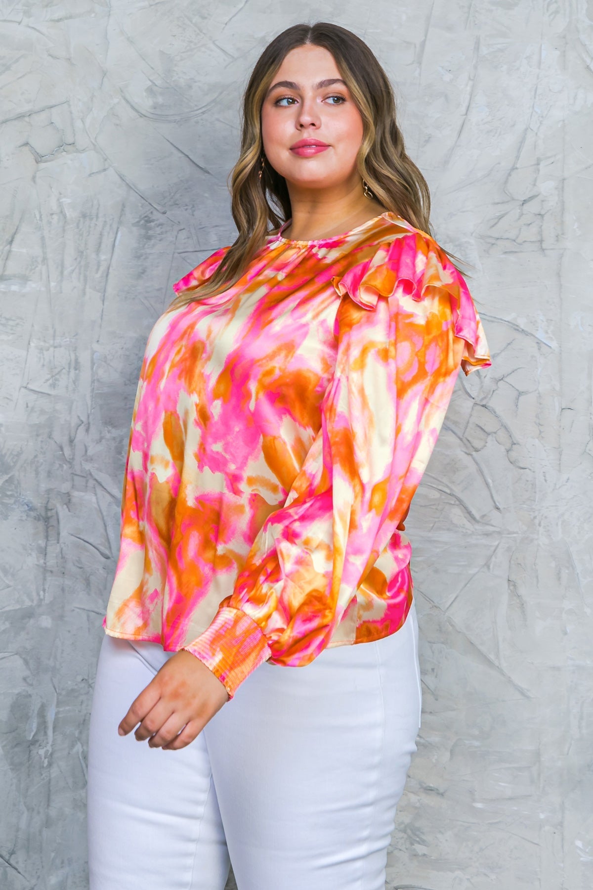 FEELING SPICE WOVEN TOP Flying Tomato