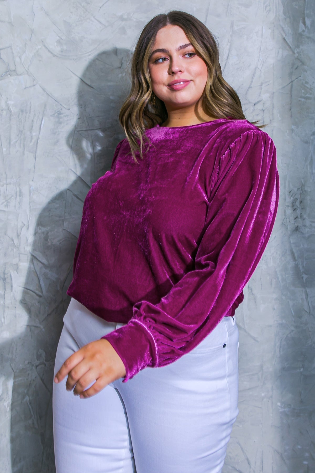 IT'S YOUR TIME VELVET TOP Flying Tomato