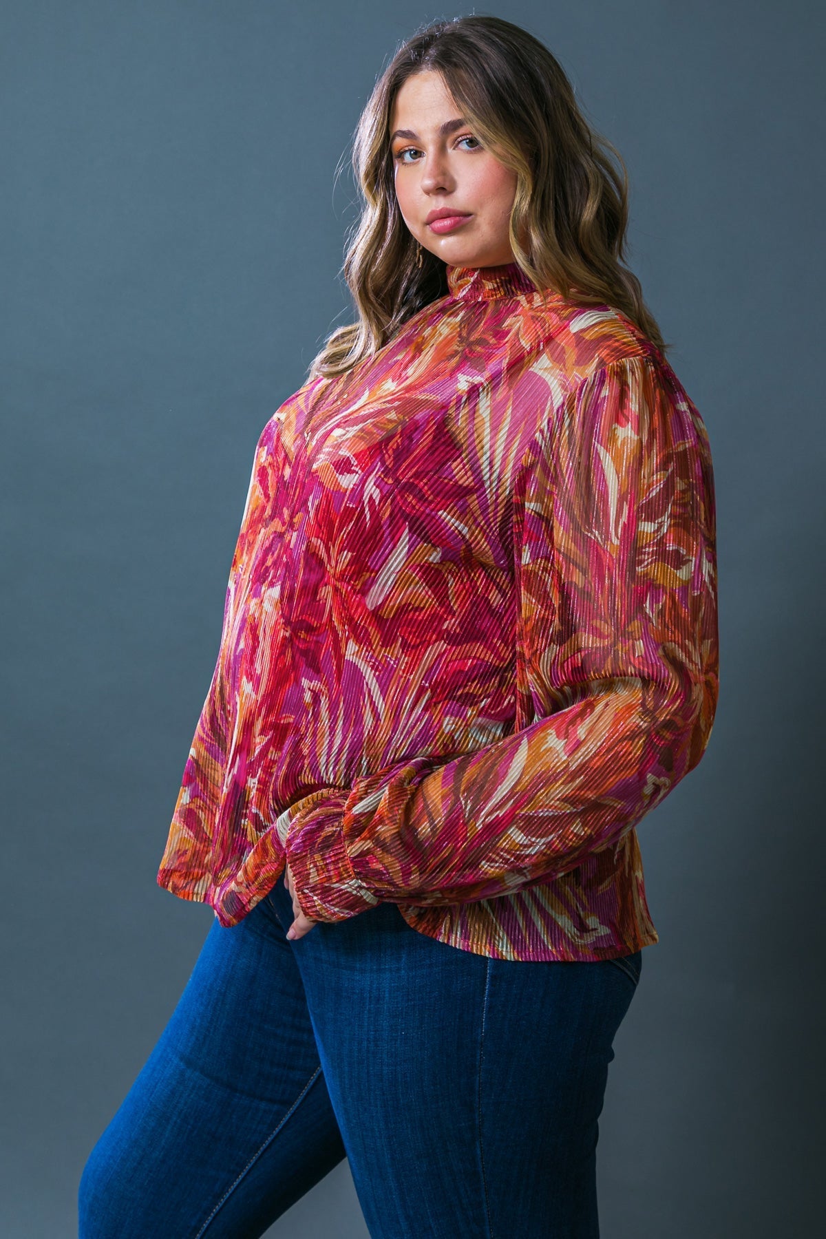 CRUSHING ON YOU WOVEN TOP Flying Tomato