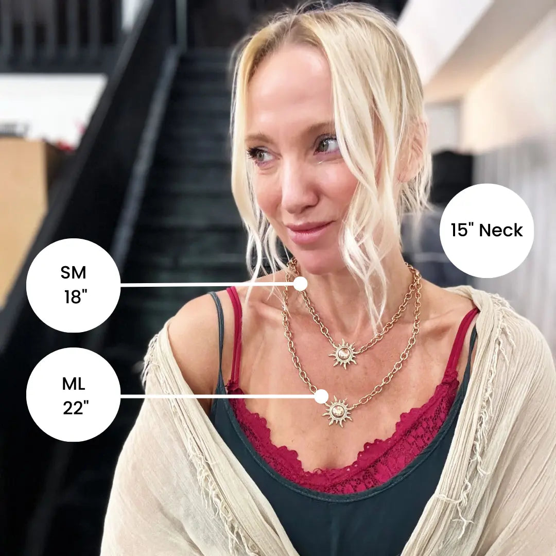 Grateful Sun Choker Necklace Katia Designs