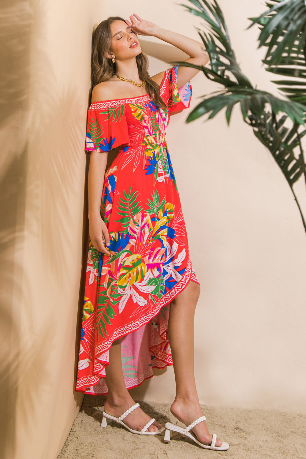 COVER ME UP HI-LO DRESS Flying Tomato