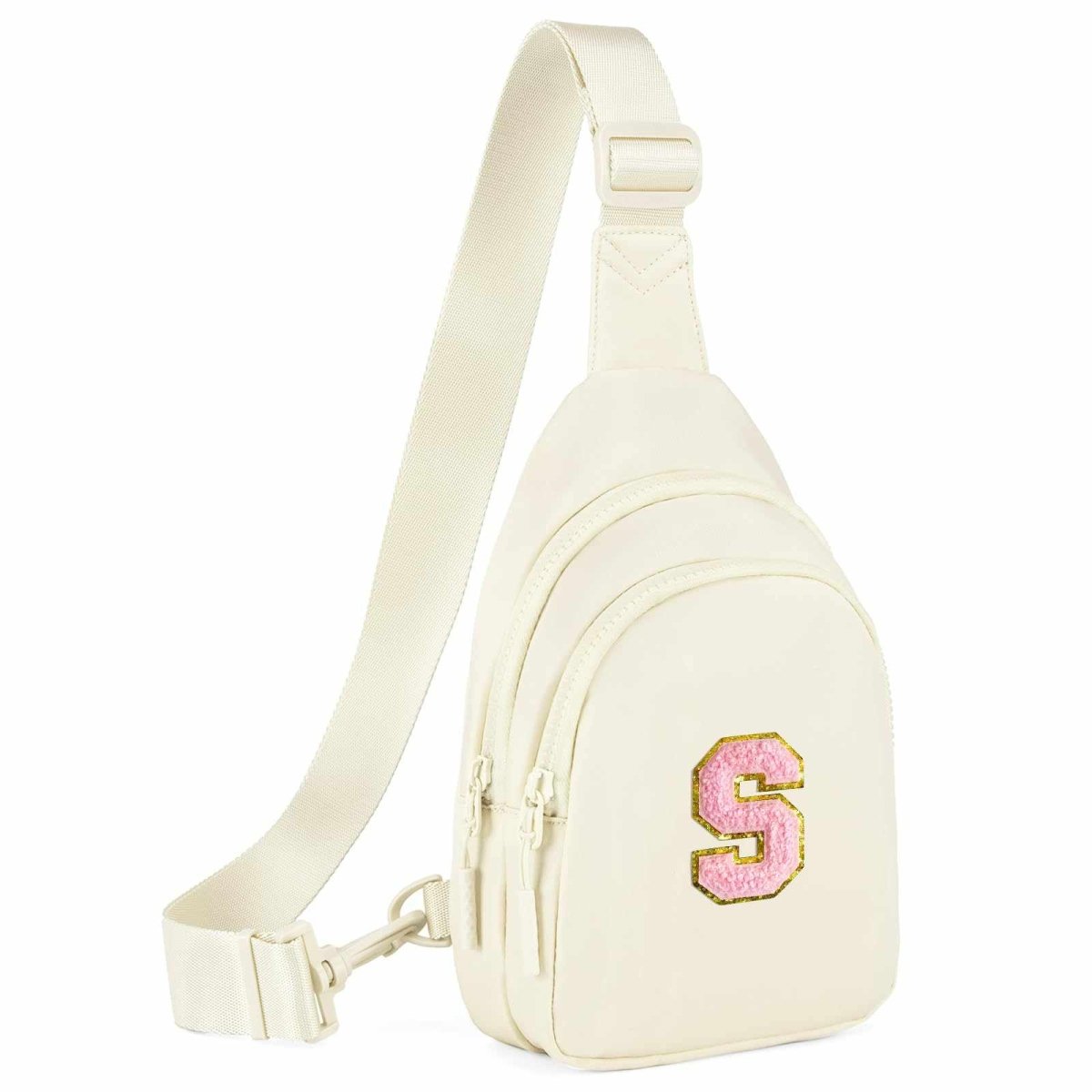 Small Initial Sling Bag Crossbody Bag Fanny Pack for Girls Women Cute Chest Bag Cross Body Bag Personalized Gift - Love Salve 