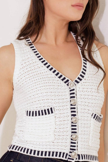 SO IN LOVE SWEATER KNIT VEST - Love Salve