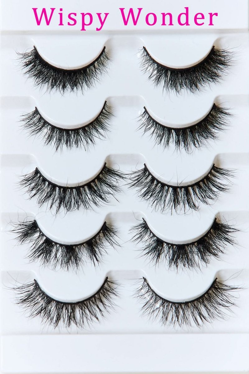 SO PINK BEAUTY Mink Eyelashes Variety Pack 5 Pairs - Love Salve 