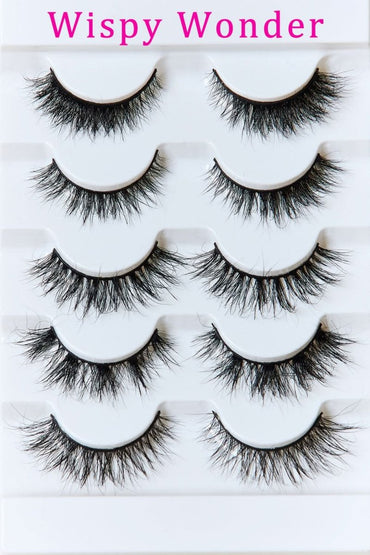 SO PINK BEAUTY Mink Eyelashes Variety Pack 5 Pairs - Love Salve 