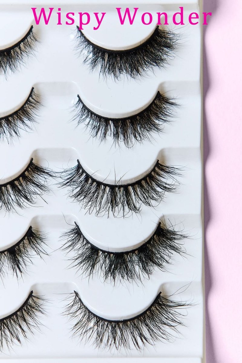 SO PINK BEAUTY Mink Eyelashes Variety Pack 5 Pairs - Love Salve 