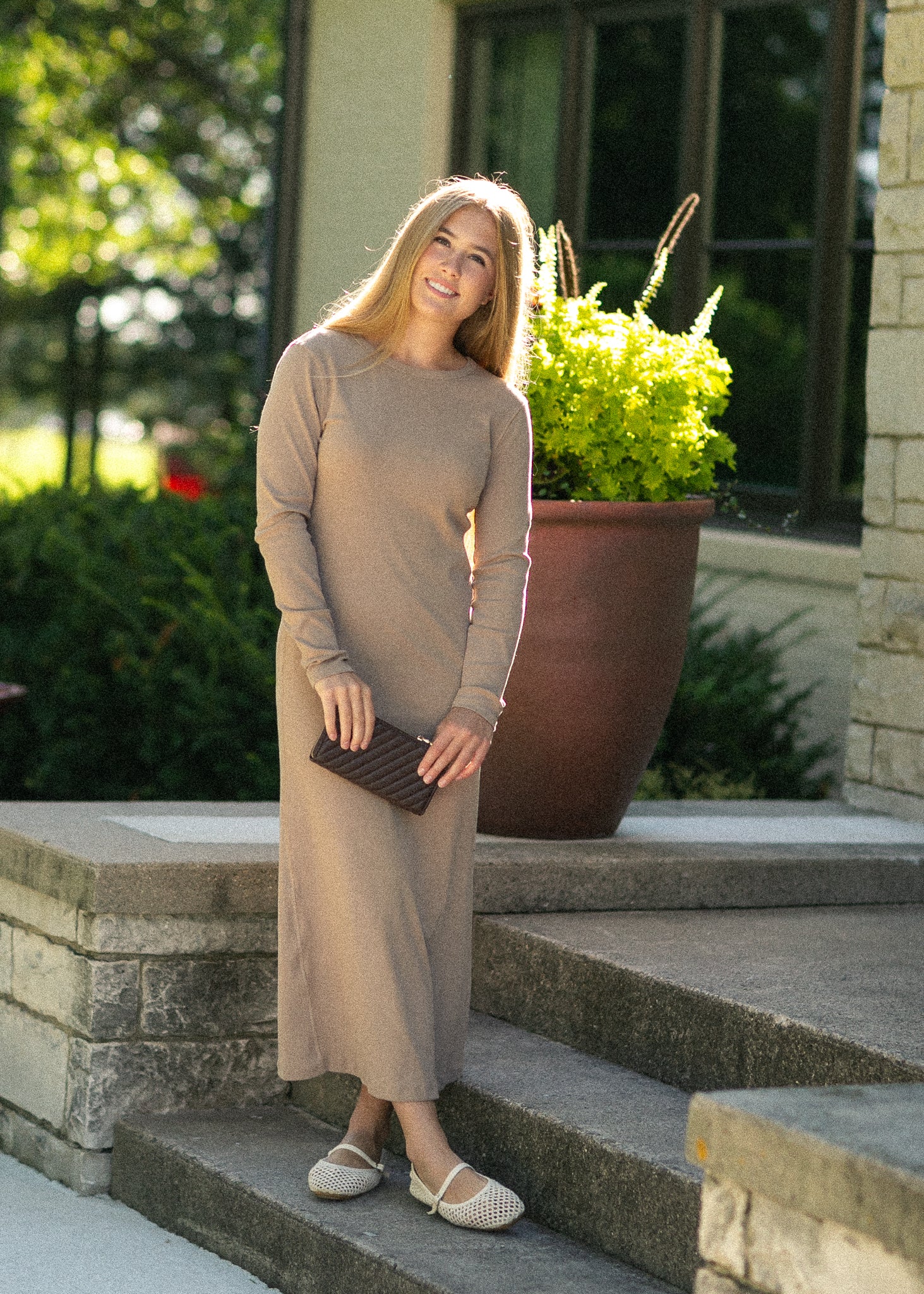 Sola Knit Maxi Dress Inherit Co.