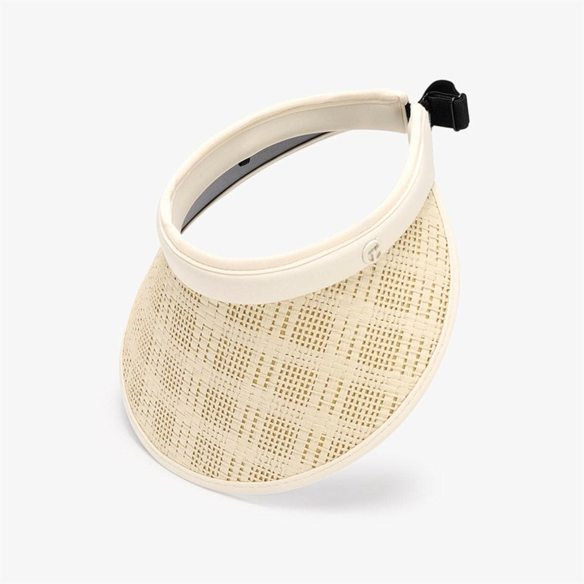 Solid Adjustable Weave Visor - Love Salve