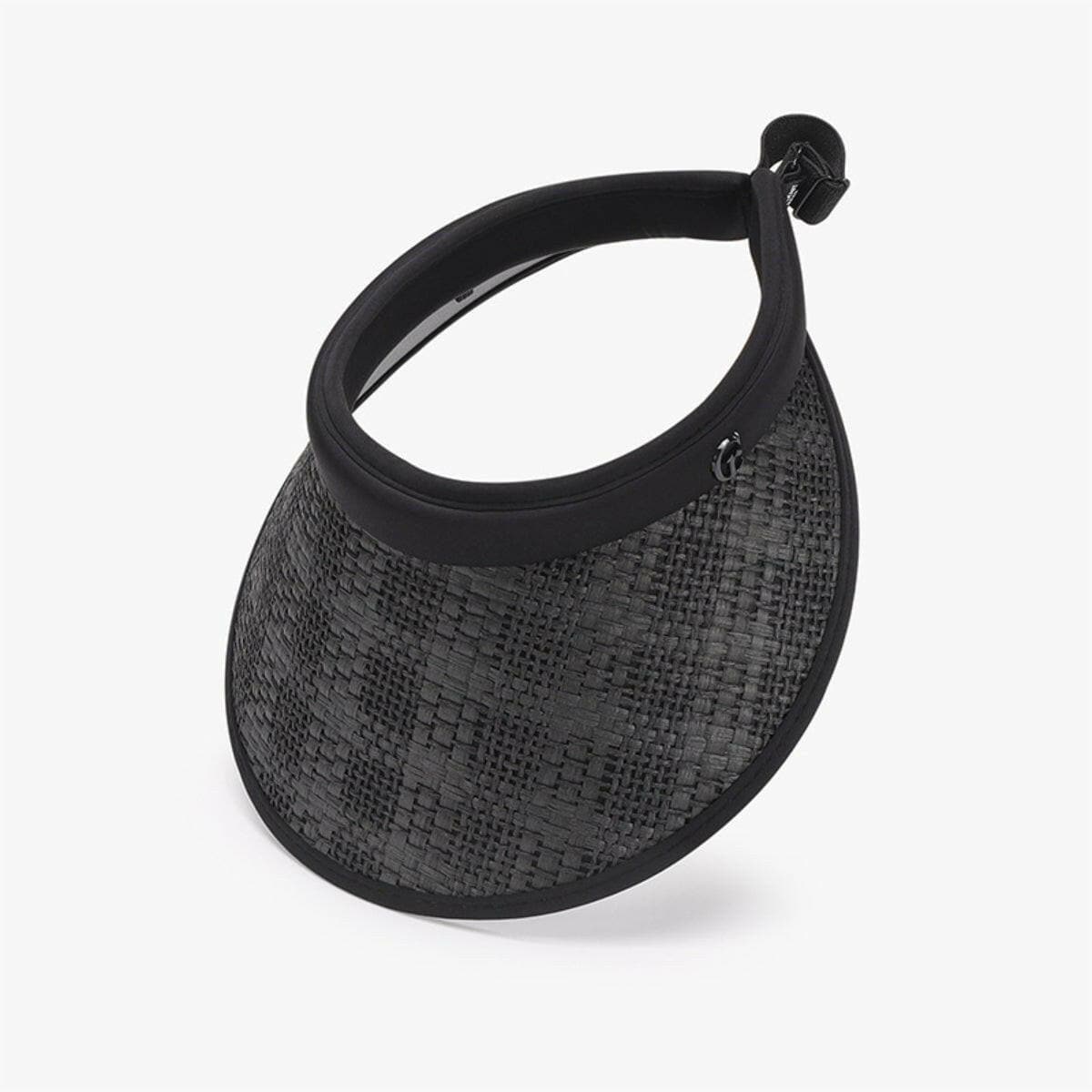 Solid Adjustable Weave Visor - Love Salve