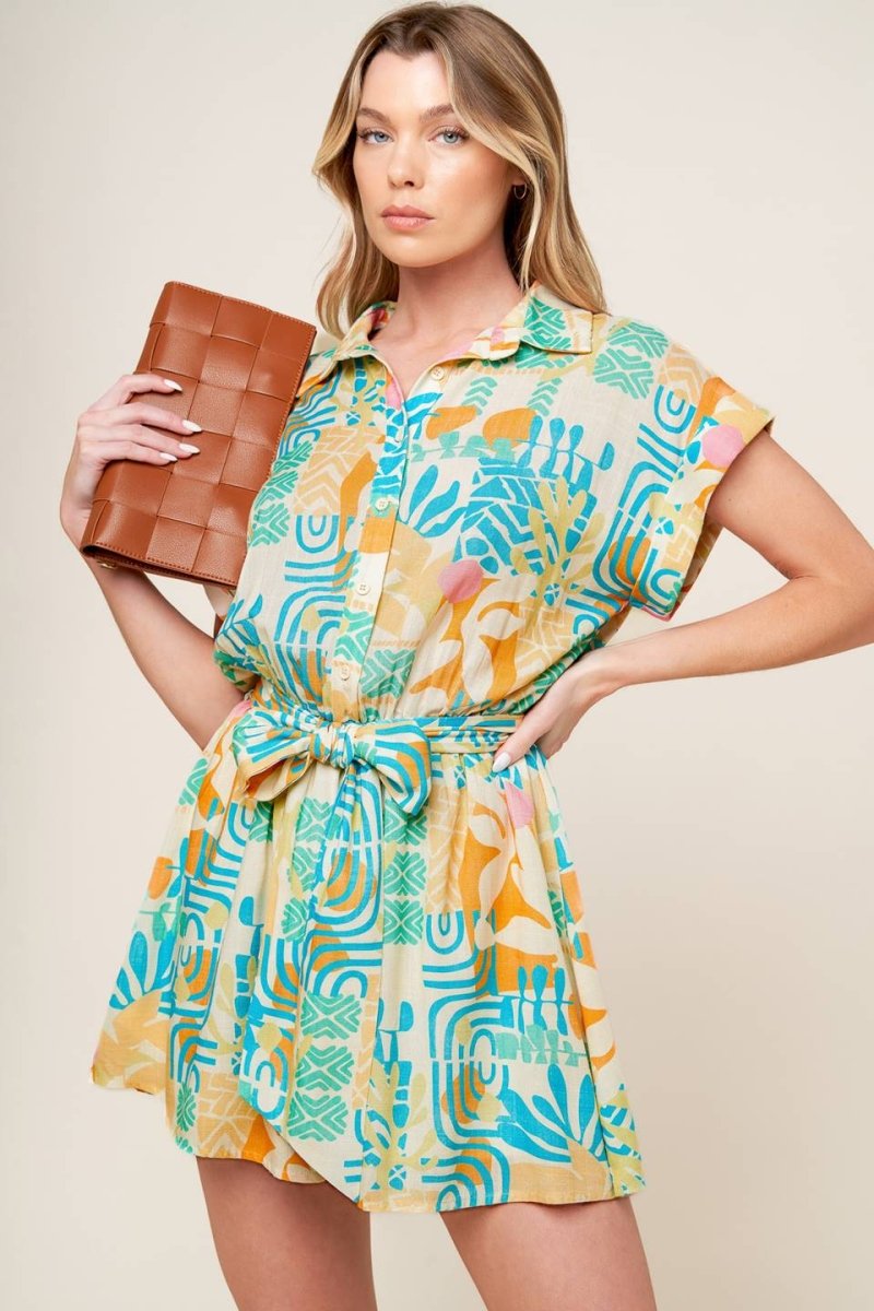 SOMETHING SPECIAL WOVEN ROMPER - Love Salve