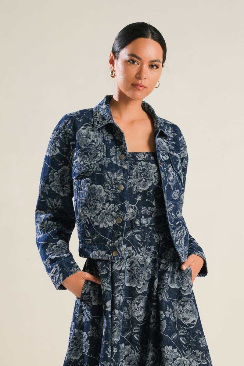 SOPHISTICATED STUNNER DENIM JACKET - Love Salve