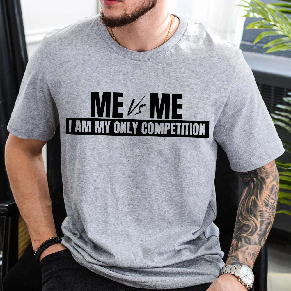 Me vs Me Unisex T-Shirt – Motivational Self-Discipline Tee Adorb.co