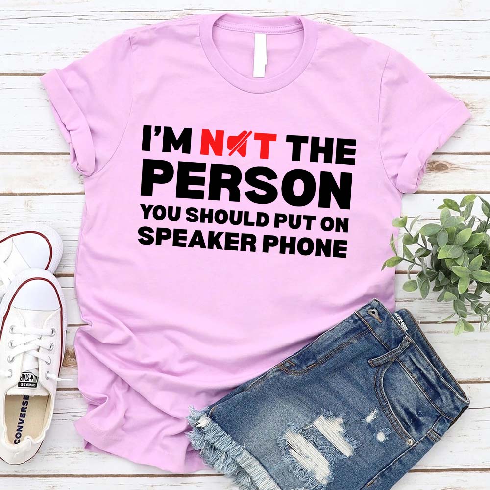 Speaker Phone Unisex T-Shirt – Funny Talk Loud Tee Adorb.co