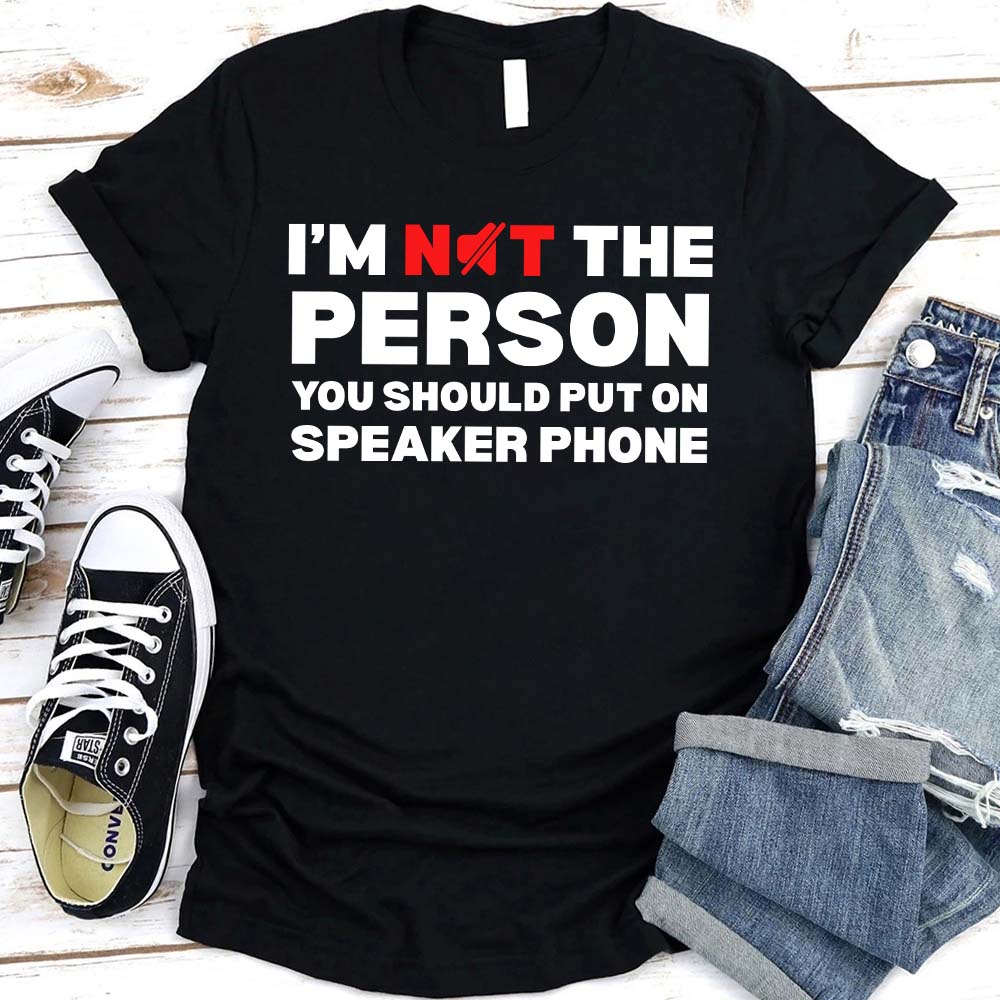 Speaker Phone Unisex T-Shirt – Funny Talk Loud Tee Adorb.co