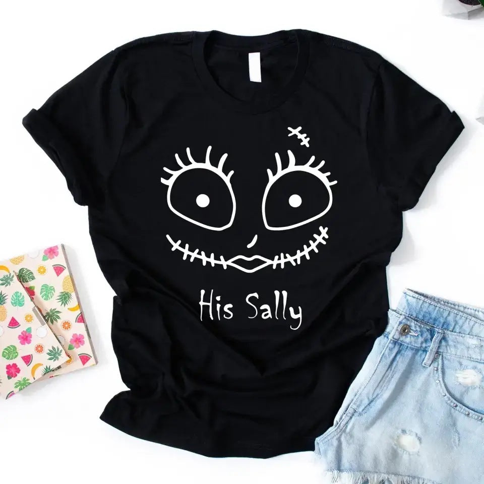 The Jack & The Sally Couples Halloween Tee Adorb Custom Tees