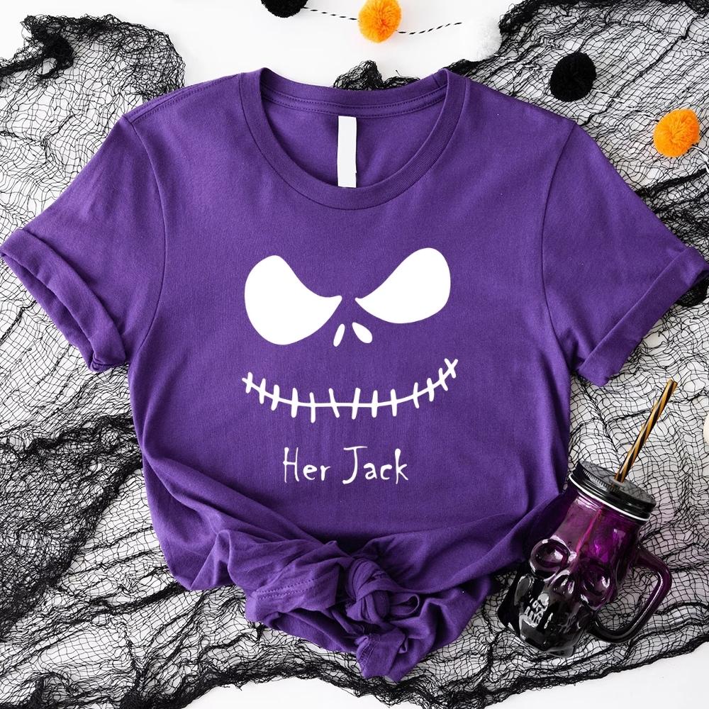 The Jack & The Sally Couples Halloween Tee Adorb Custom Tees