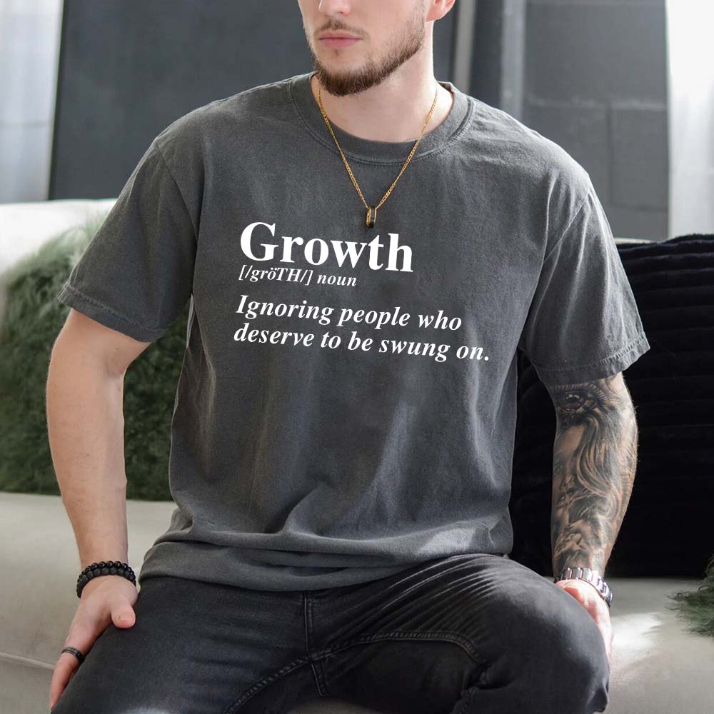 Growth Definition Graphic Tee – Unisex Uplifting Message T-Shirt Adorb.co