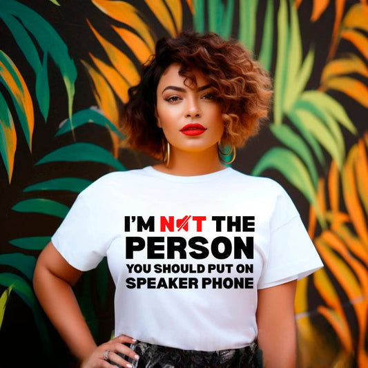 Speaker Phone Unisex T-Shirt – Funny Talk Loud Tee Adorb.co
