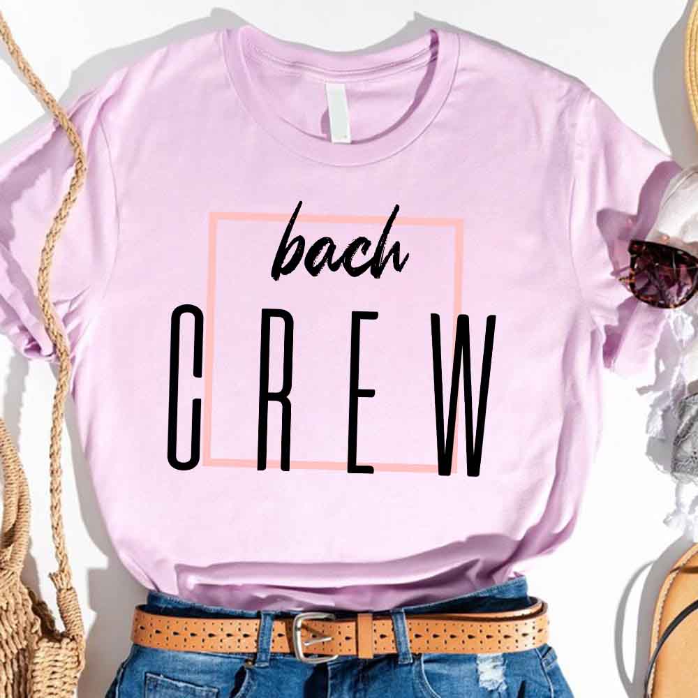 Bach Crew Bride To be Party Bachelorette T-shirt Adorb.co