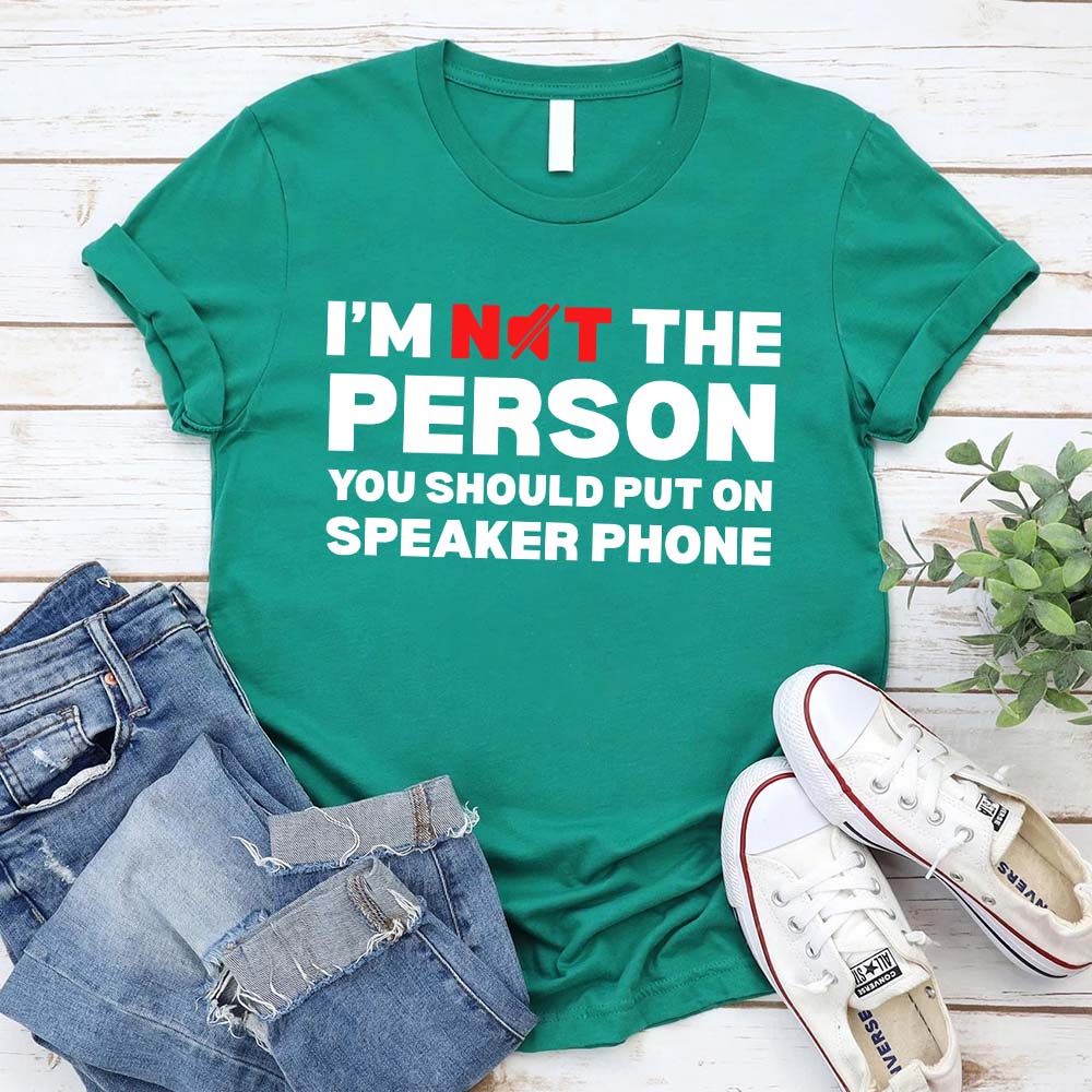 Speaker Phone Unisex T-Shirt – Funny Talk Loud Tee Adorb.co