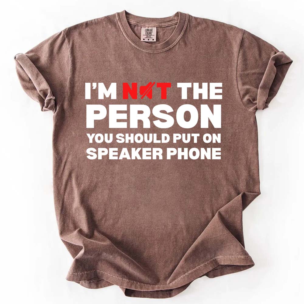 Speaker Phone Unisex T-Shirt – Funny Talk Loud Tee Adorb.co