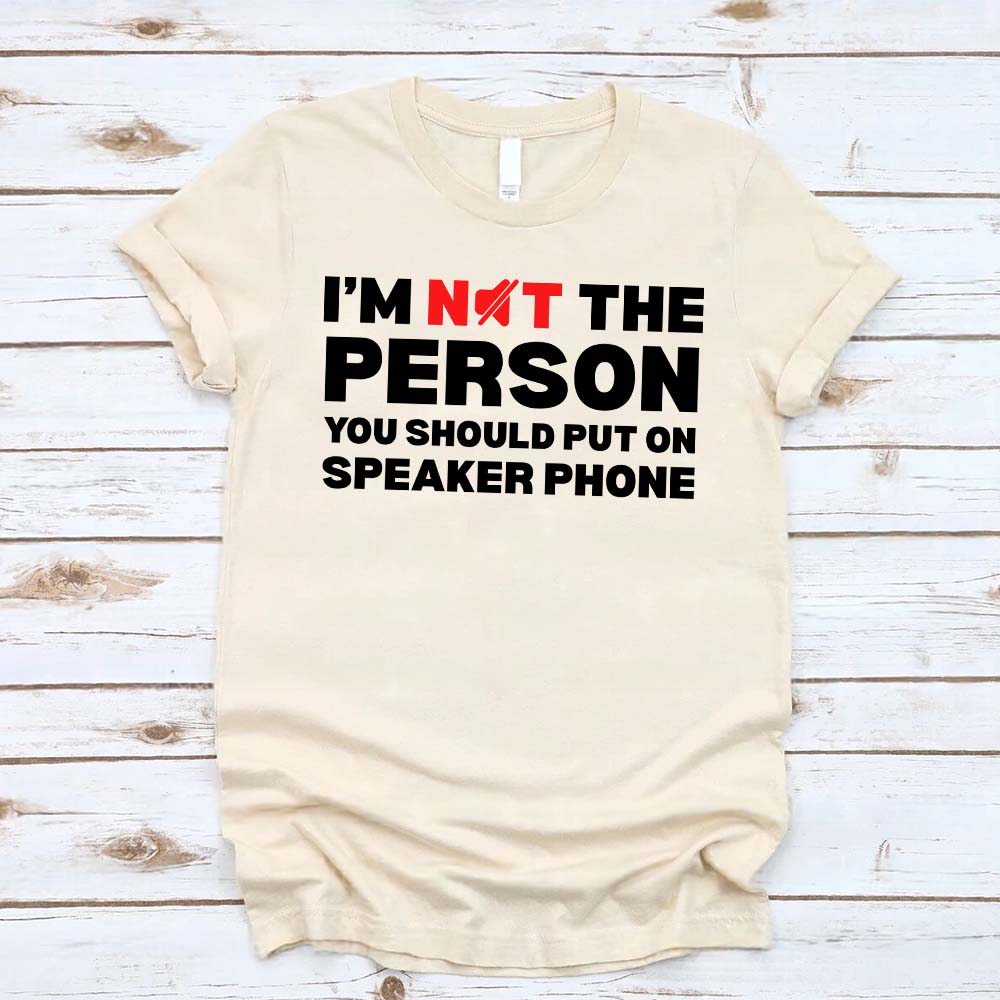 Speaker Phone Unisex T-Shirt – Funny Talk Loud Tee Adorb.co