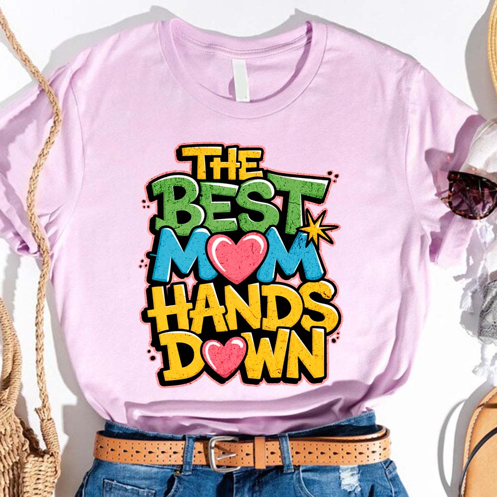 Best Mom Hands Down Shirts – Cute & Trendy Mother’s Day Gift Tees Adorb.co