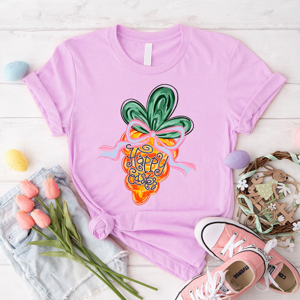 Happy Easter Carrot Coquette Tees Adorb.co