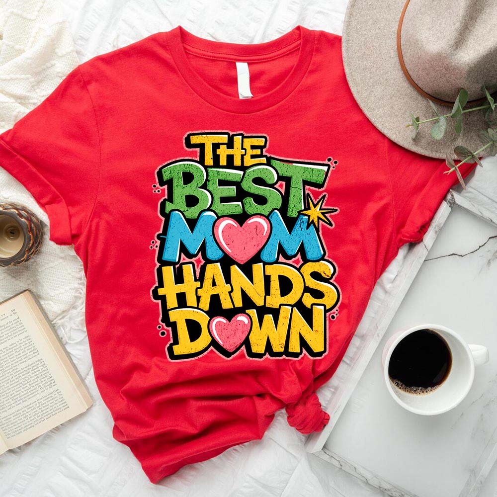 Best Mom Hands Down Shirts – Cute & Trendy Mother’s Day Gift Tees Adorb.co