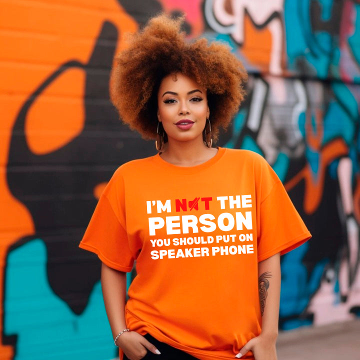 Speaker Phone Unisex T-Shirt – Funny Talk Loud Tee Adorb.co