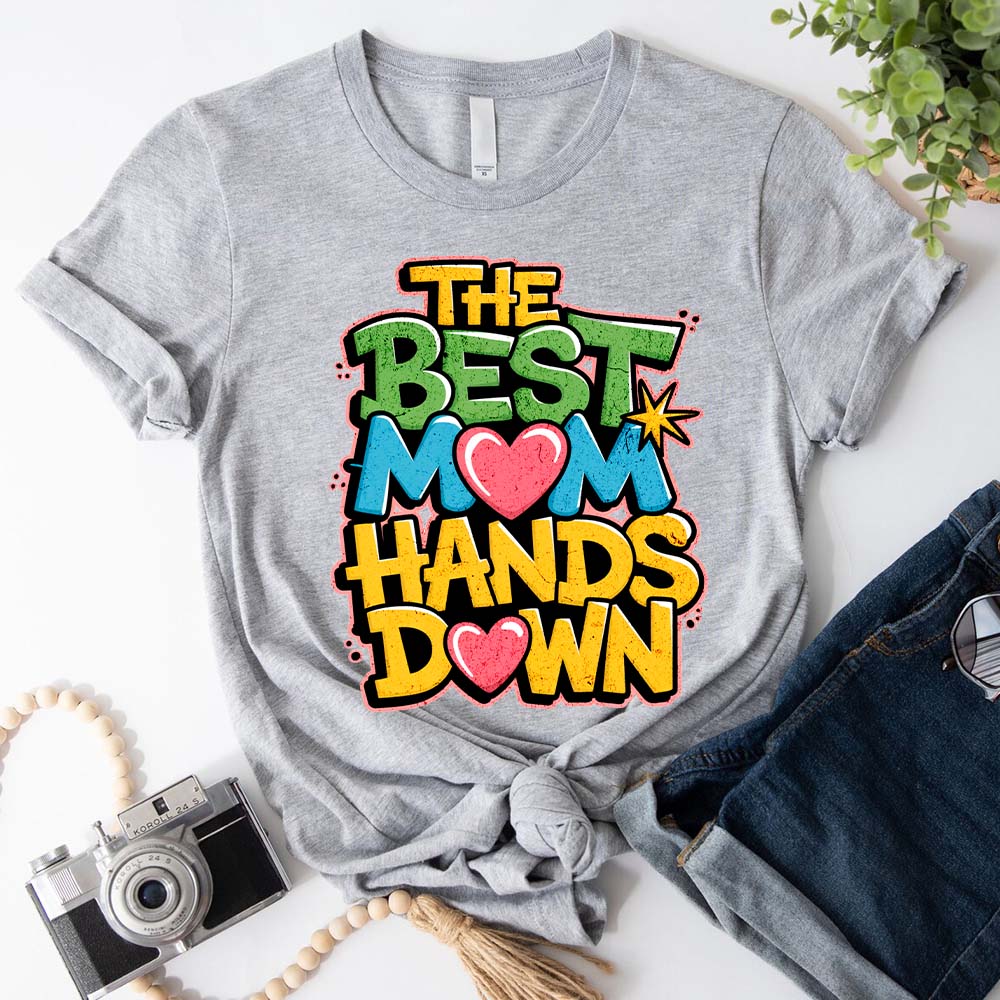 Best Mom Hands Down Shirts – Cute & Trendy Mother’s Day Gift Tees Adorb.co