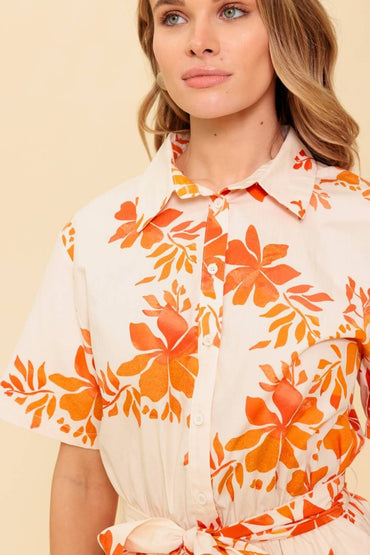 SOUTHERNMOST CHARM WOVEN ROMPER - Love Salve