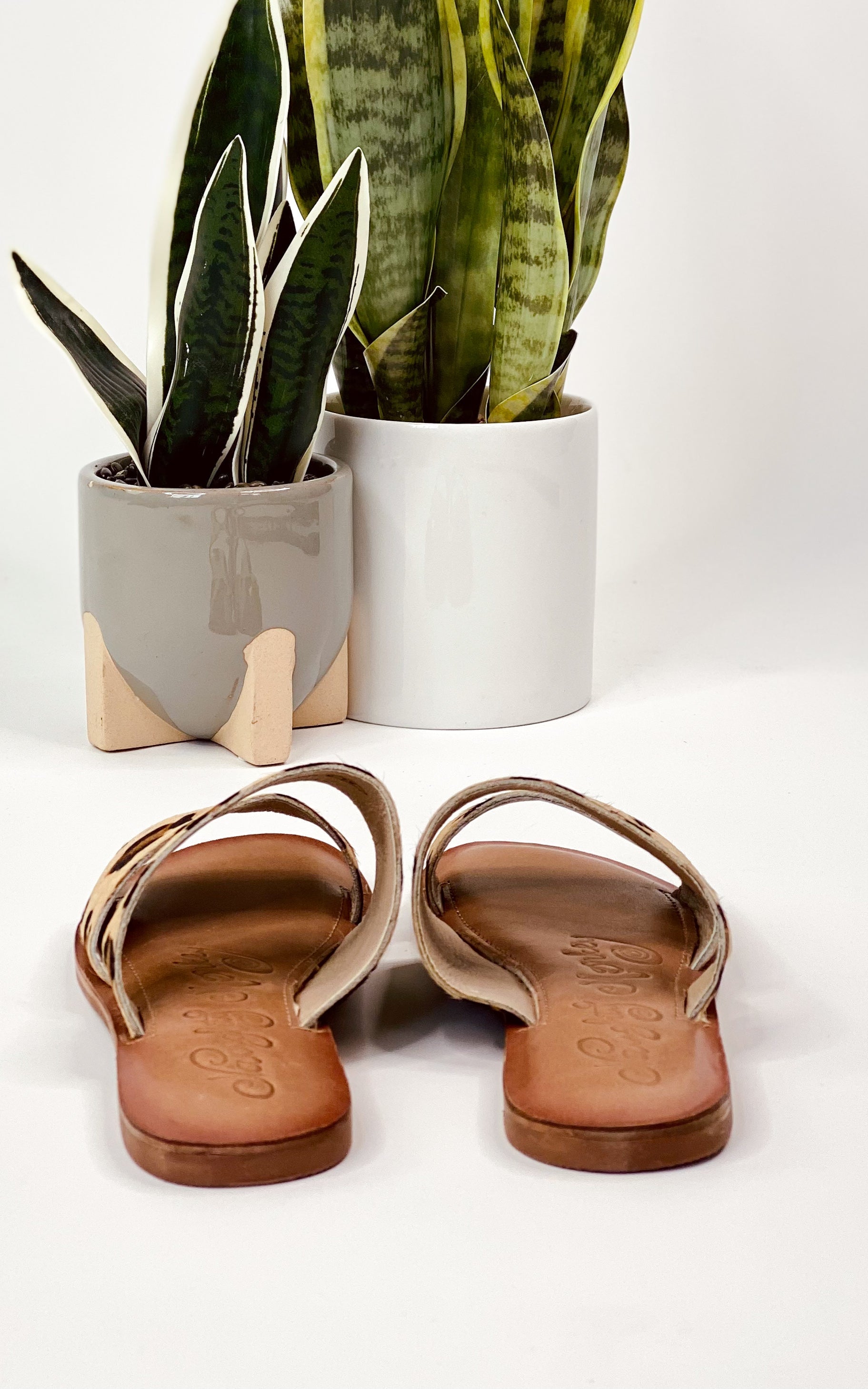 Leopard Dual Strap Slide Sandal With Cushioned Footbed Naughty Monkey