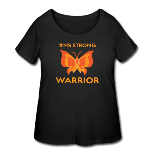 Plus Size Curvy Fit Tee MS Strong Soft Lounge Wear For Women MM