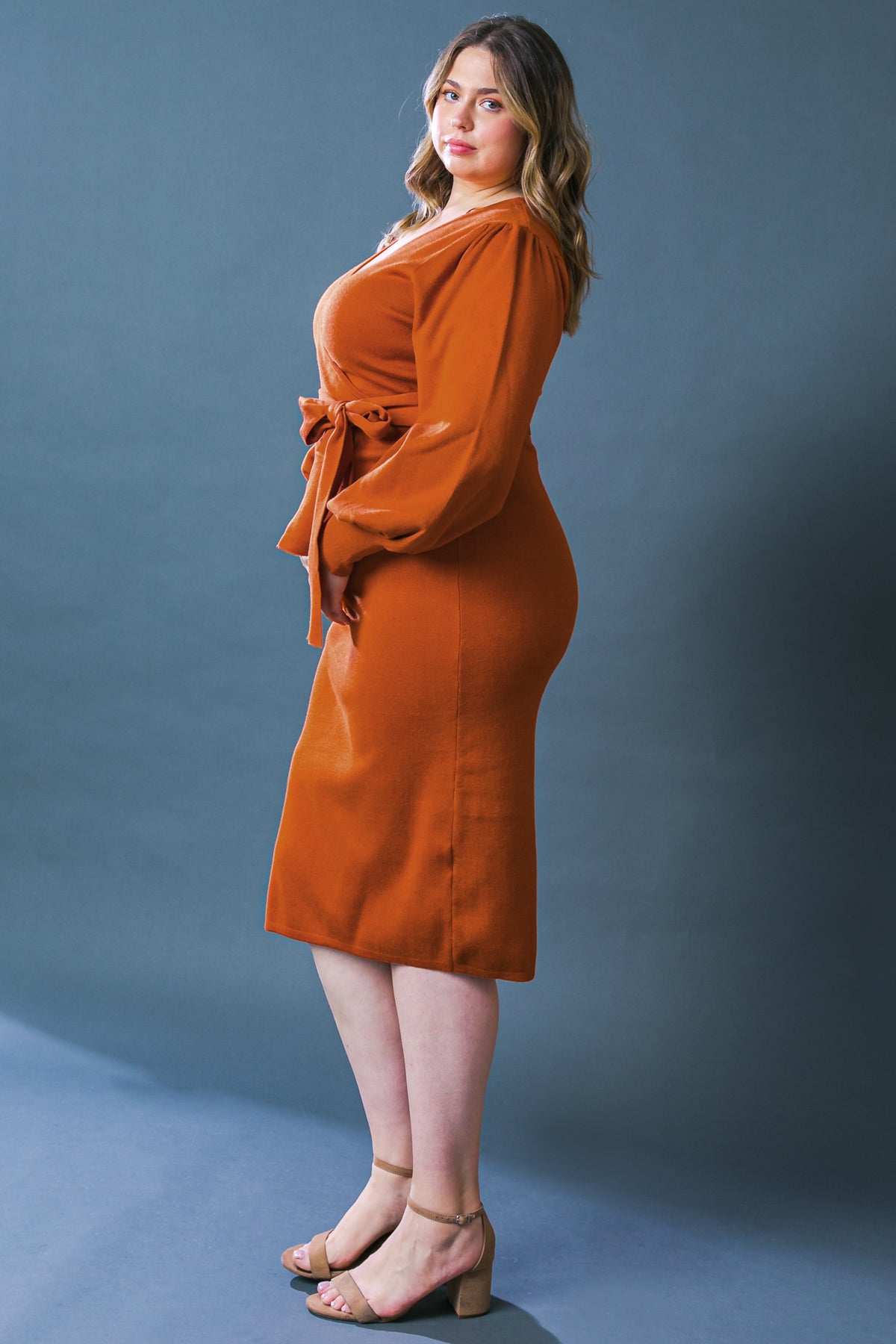 ADORABLE IDEAL SWEATER MIDI DRESS Flying Tomato