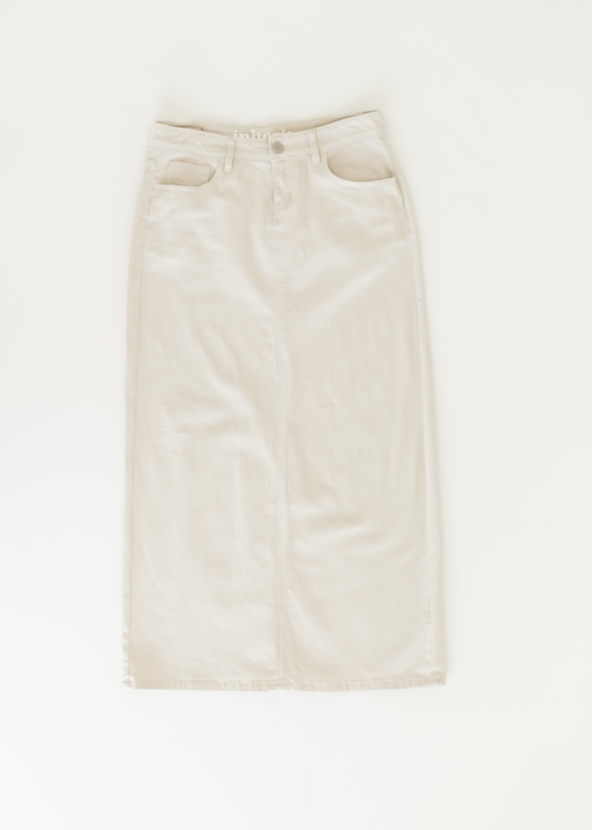 Stella Cloud Denim Maxi Skirt Inherit Co.