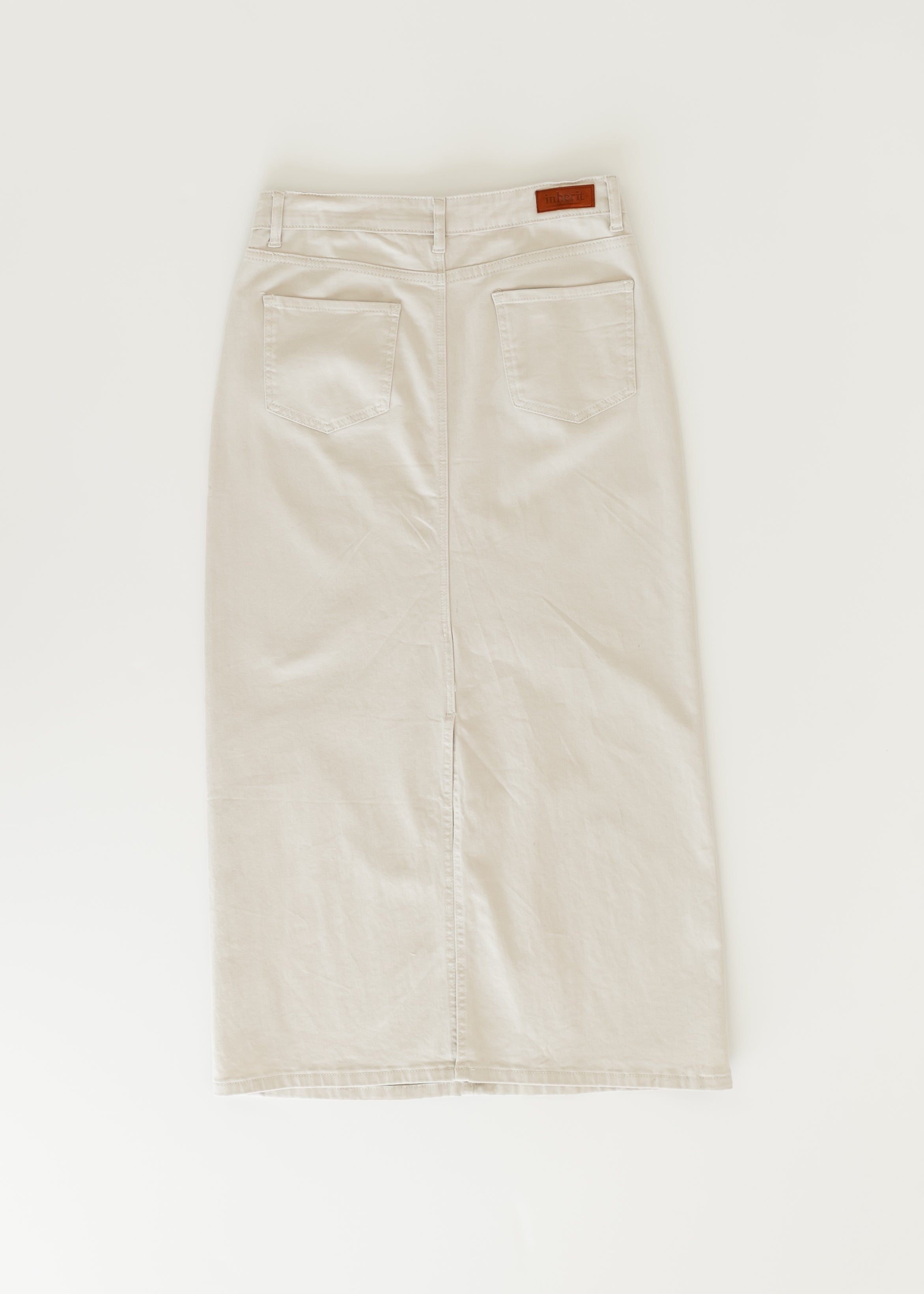 Stella Cloud Denim Maxi Skirt Inherit Co.