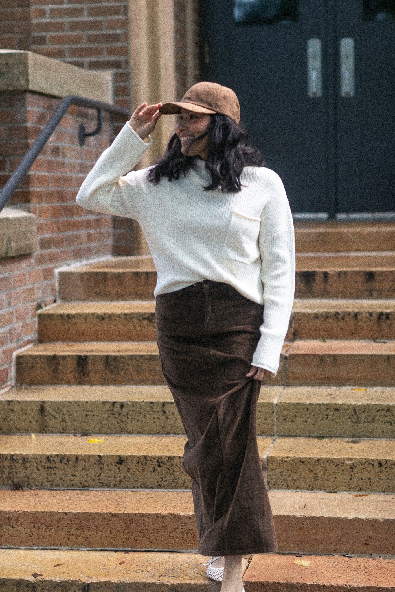 Stella Maxi Corduroy Skirt Inherit Co.