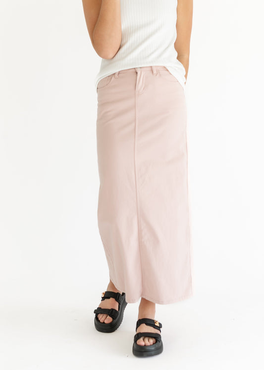 Stella Rose Denim Maxi Skirt - FINAL SALE Inherit Co.